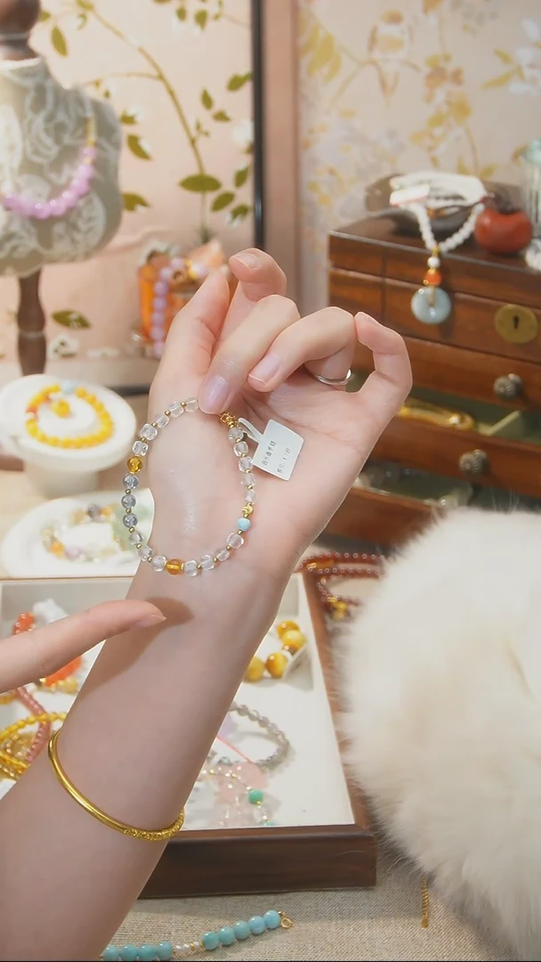 【闪购商品】水晶手链未镶嵌 颜色微差多样性发货发其一