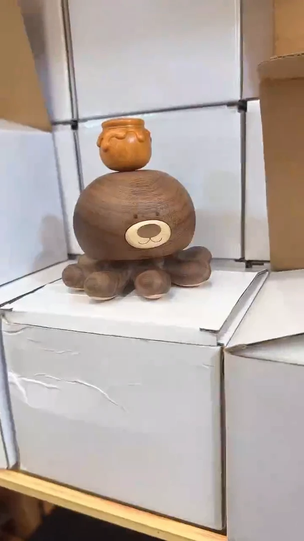 木章鱼小熊音乐盒