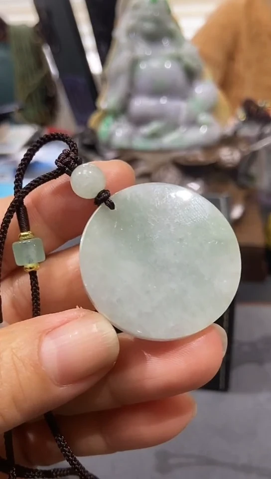 翡翠未镶嵌颈饰乐*吊坠