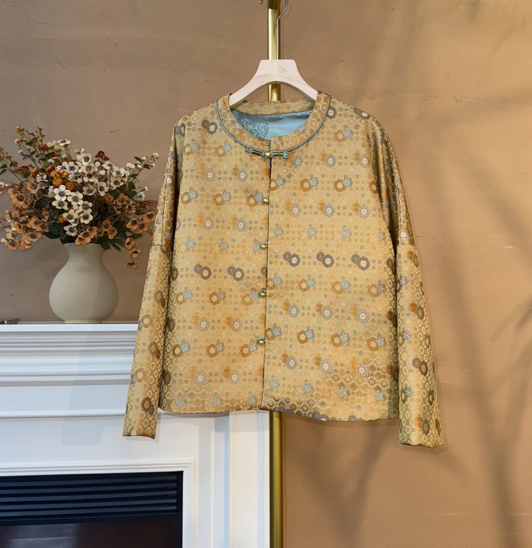 [‌‌落英]Q363春季中国风宽松女装女国风复古上衣新中式开衫