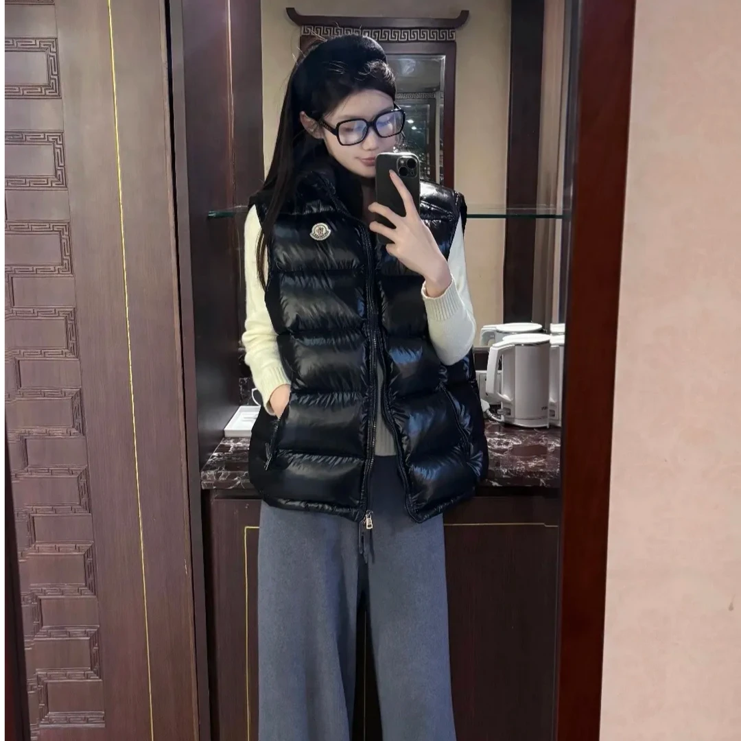 【专柜直发-顺丰包邮】蒙口秋冬季羽绒服保暖羽绒马甲男女同款