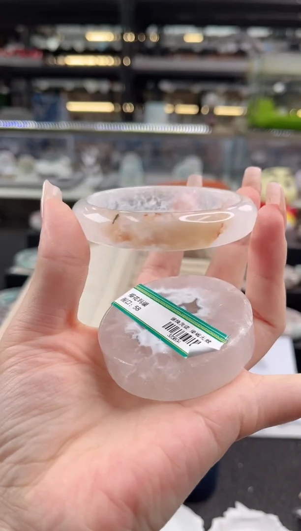 未镶嵌手镯石英质玉58圈口 （赠品镯心）323894