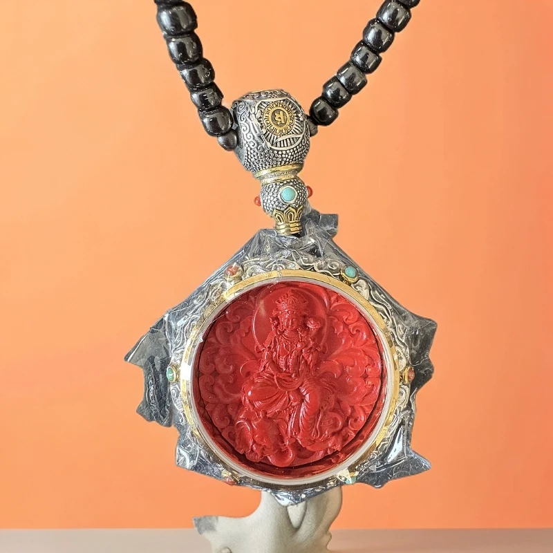 砂吊坠男女款唐卡佛牌项链本命年十二生肖守护神挂件