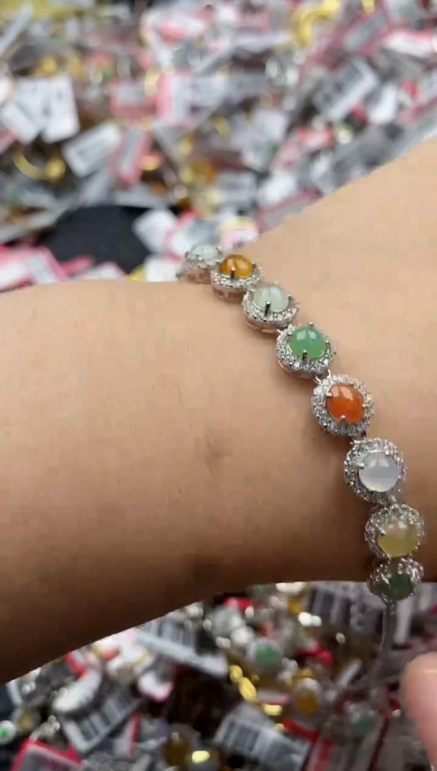 【闪购商品】翡翠戒指银S925镶嵌222222---9