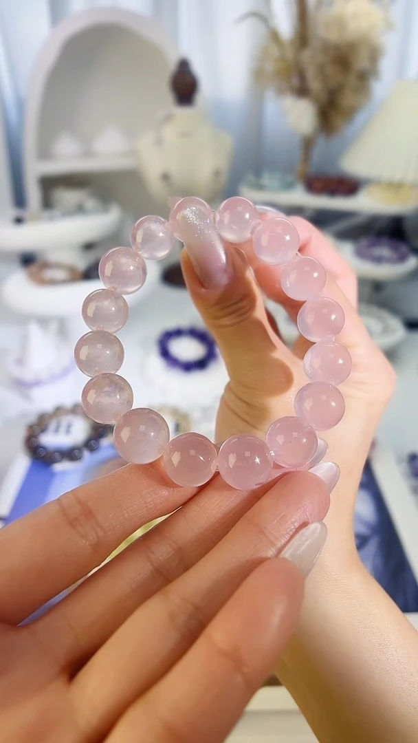 未镶嵌手串水晶粉水晶多样性发其一