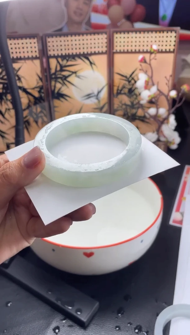 【闪购商品】定制翡翠手镯未镶嵌SZAJC03DZS（冰条）