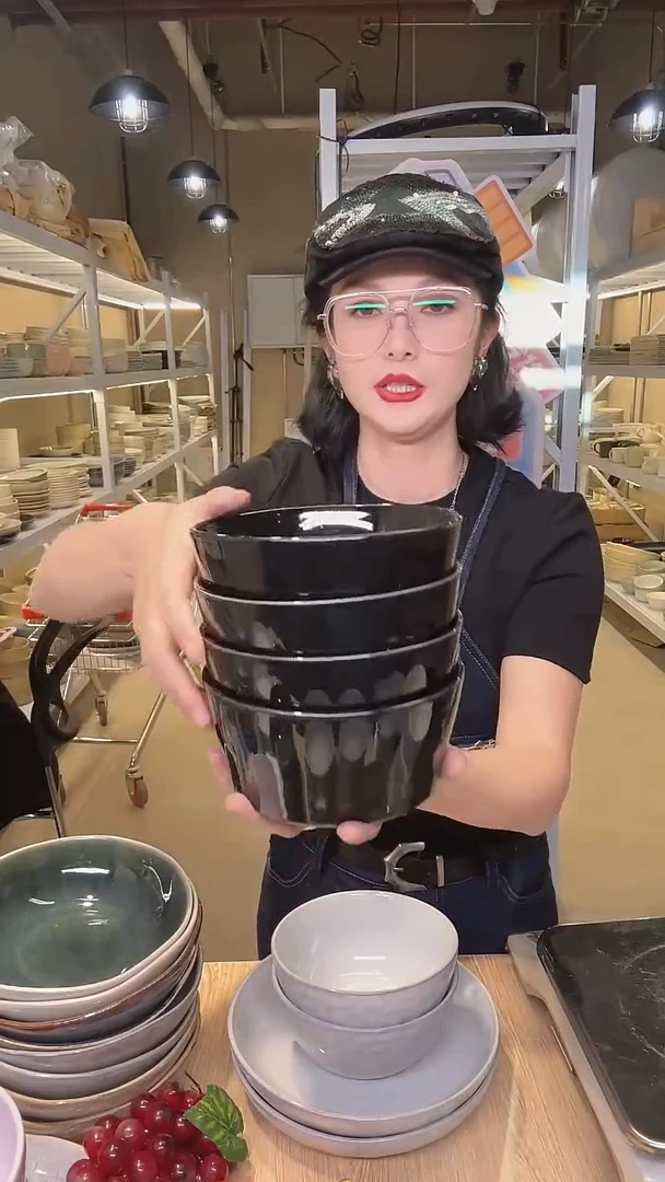 瓷186高温釉下彩陶瓷餐具