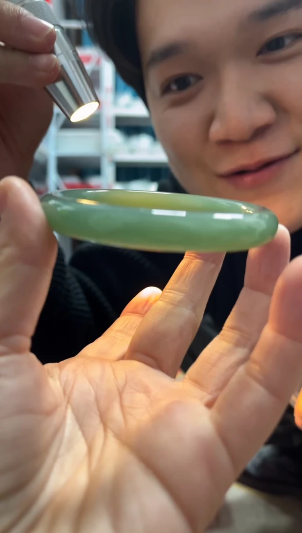 【闪购商品】和田玉颈饰未镶嵌A13且末蓝正圈58