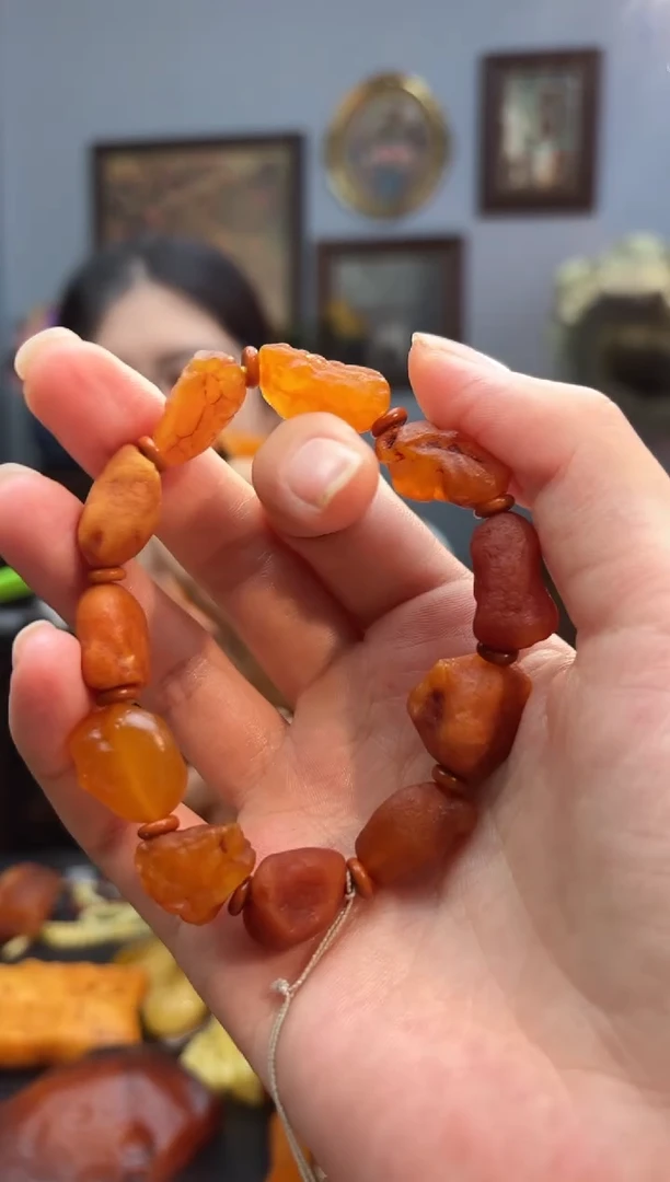 手串琥珀未镶嵌手串