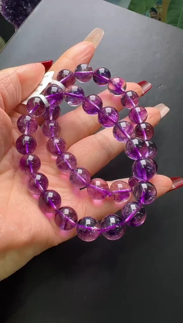 【闪购商品】水晶手串未镶嵌紫超七手串多样性发一M70136