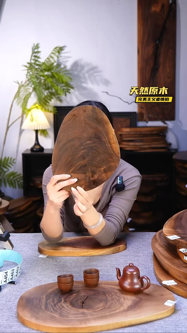 木北美黑胡桃原木.干裂疤结不属于商品质量问题完美主义者慎拍
