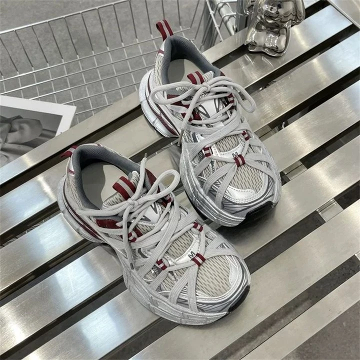 （洋弟）安哥拉红百搭时尚老爹鞋15-6