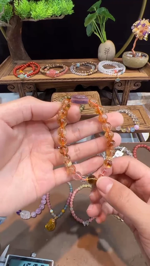 【闪购商品】水晶手绳未镶嵌@@手饰