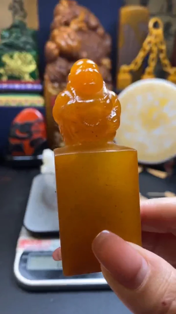 【闪购商品】寿山石印石田黄弥勒佛章