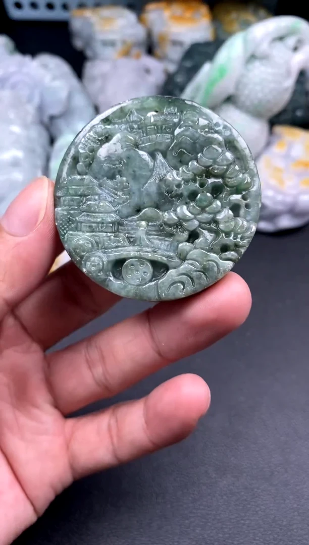 吊坠(不含链)未镶嵌翡翠1