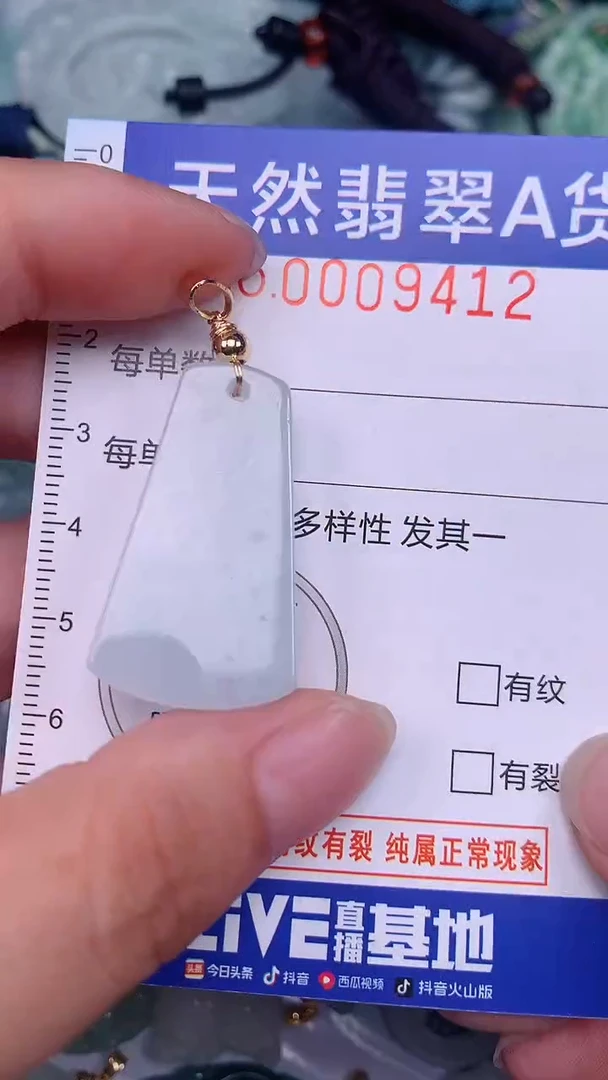 翡翠未镶嵌颈饰...0009412