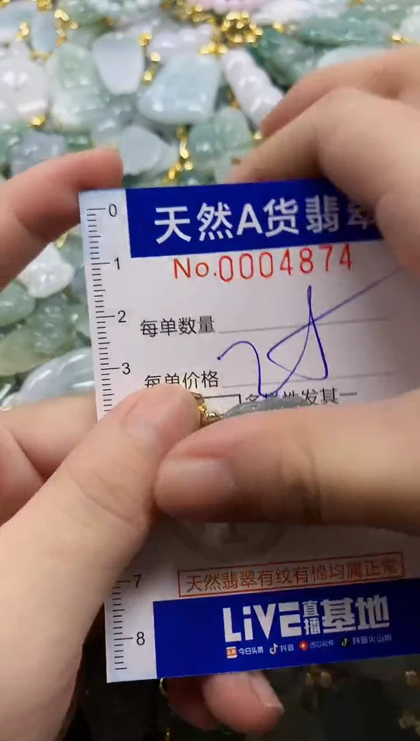 颈饰未镶嵌翡翠天然A货翡翠