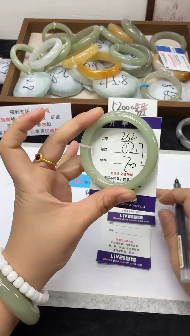 未镶嵌手镯石英质玉232