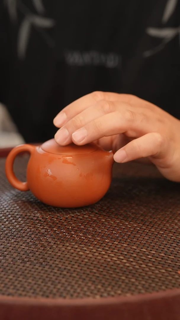 茶壶紫砂全手 大红袍 西施 瑕疵 150cc