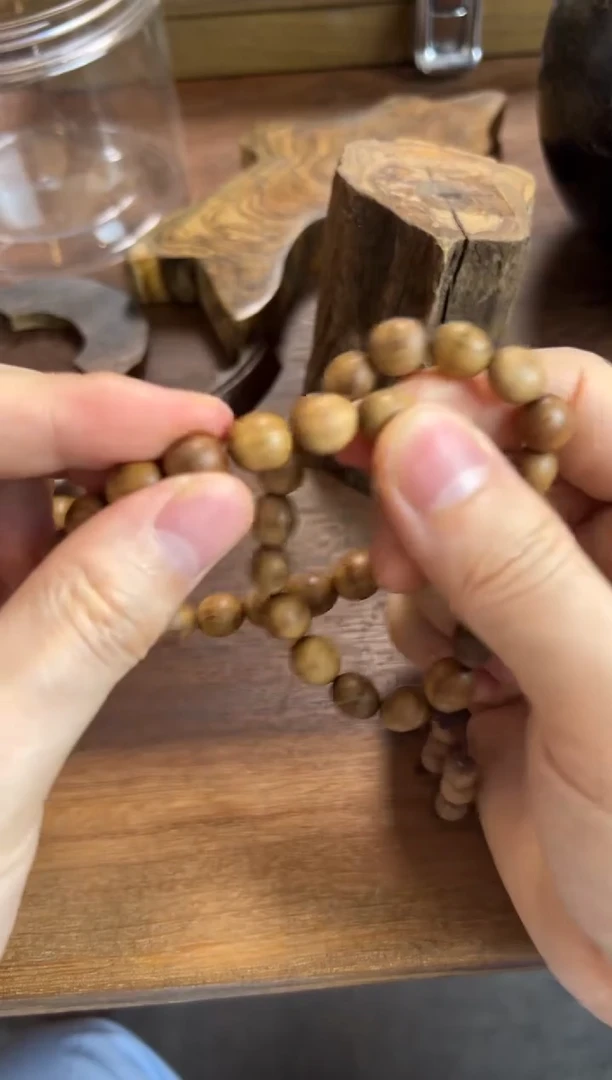 木阳**贵老山檀手串双圈