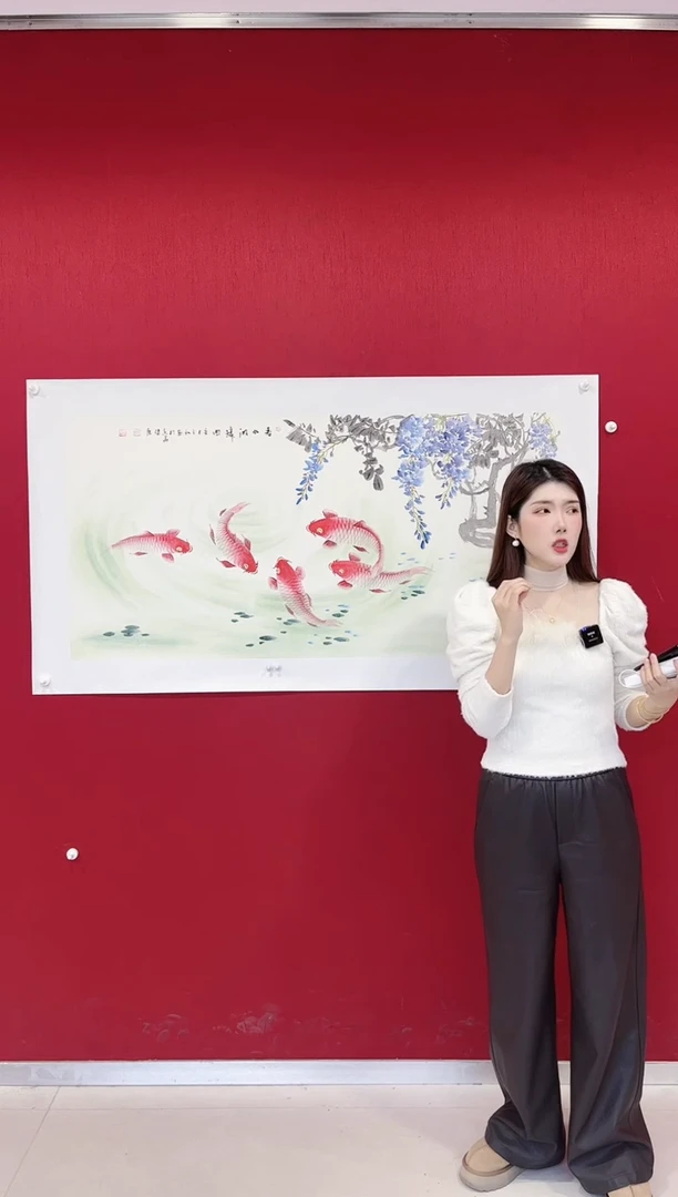 【闪购商品】国画蓝健康老师画作