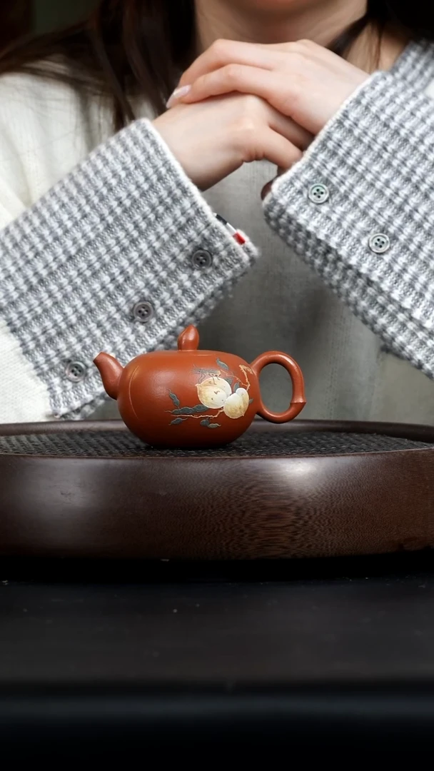 【闪购商品】紫砂茶壶0118紫砂壶33季畅园闲趣