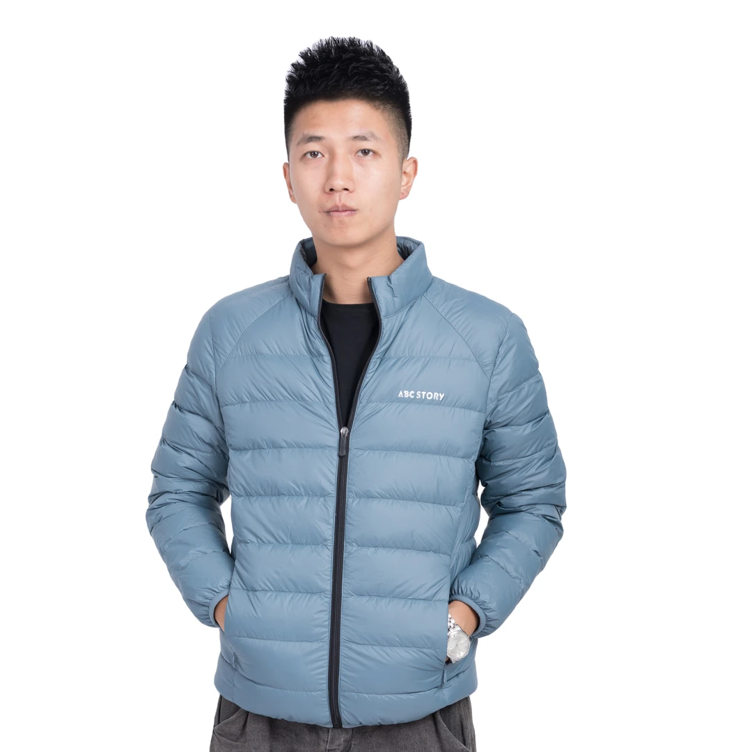 【断码捡漏】户外休闲保暖立领男士秋冬防风轻薄轻便冬季羽绒服商务