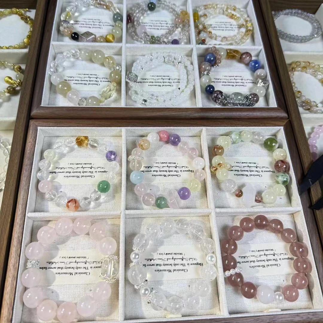 原创DIY水晶手串，直播间购买