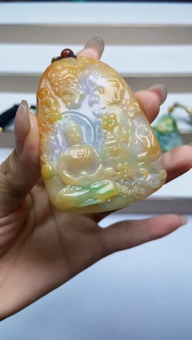 颈饰未镶嵌翡翠翡翠A货