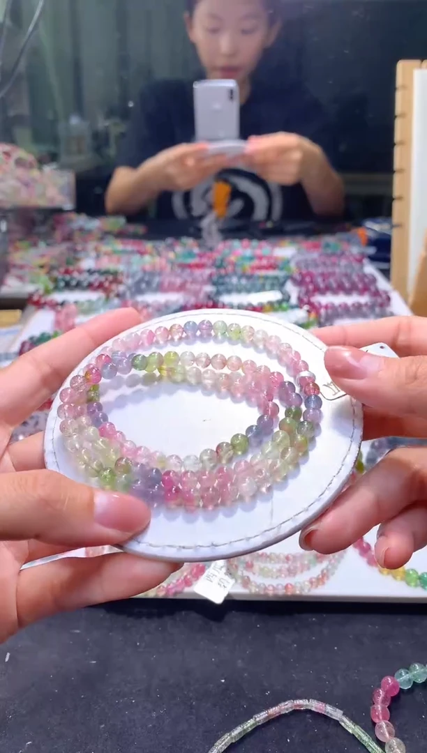 未镶嵌手串碧玺A25【天然碧玺】