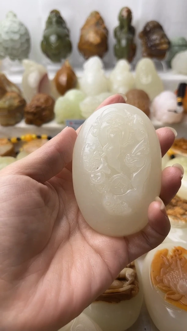 石材方解石棉纹正常不退换财神