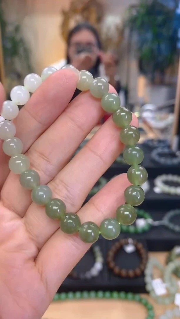 未镶嵌手串和田玉卡8