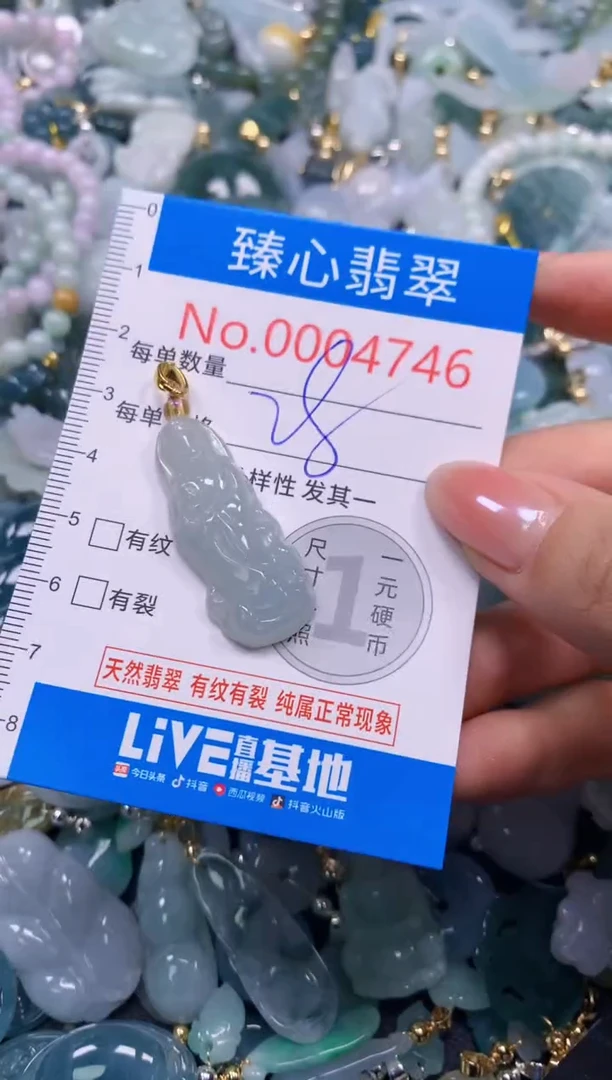 吊坠(不含链)未镶嵌翡翠4746