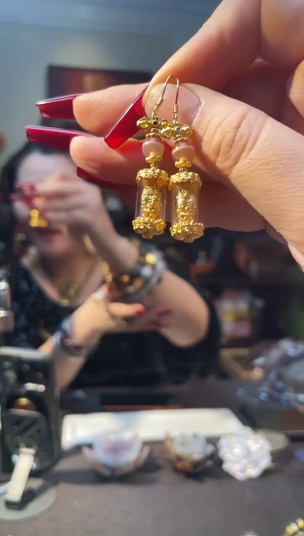 琉璃/树脂/塑料类耳钩