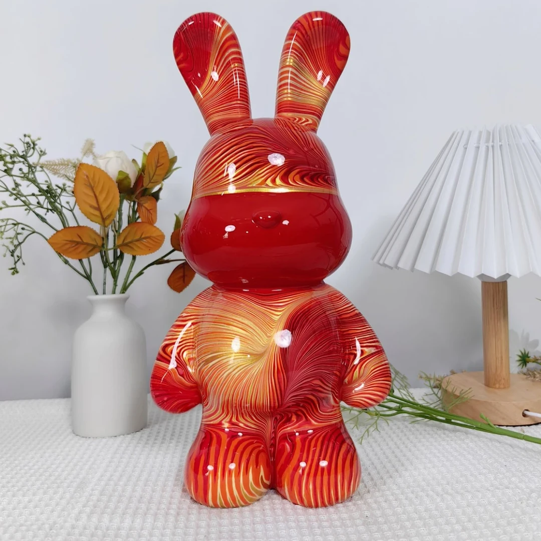 M流体熊客厅摆件（随机发）