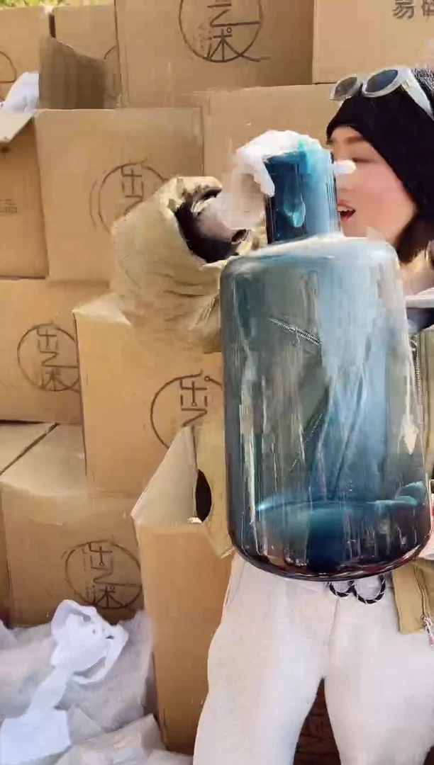 【闪购商品】玻璃EMS海燕微瑕花瓶--7W9DH