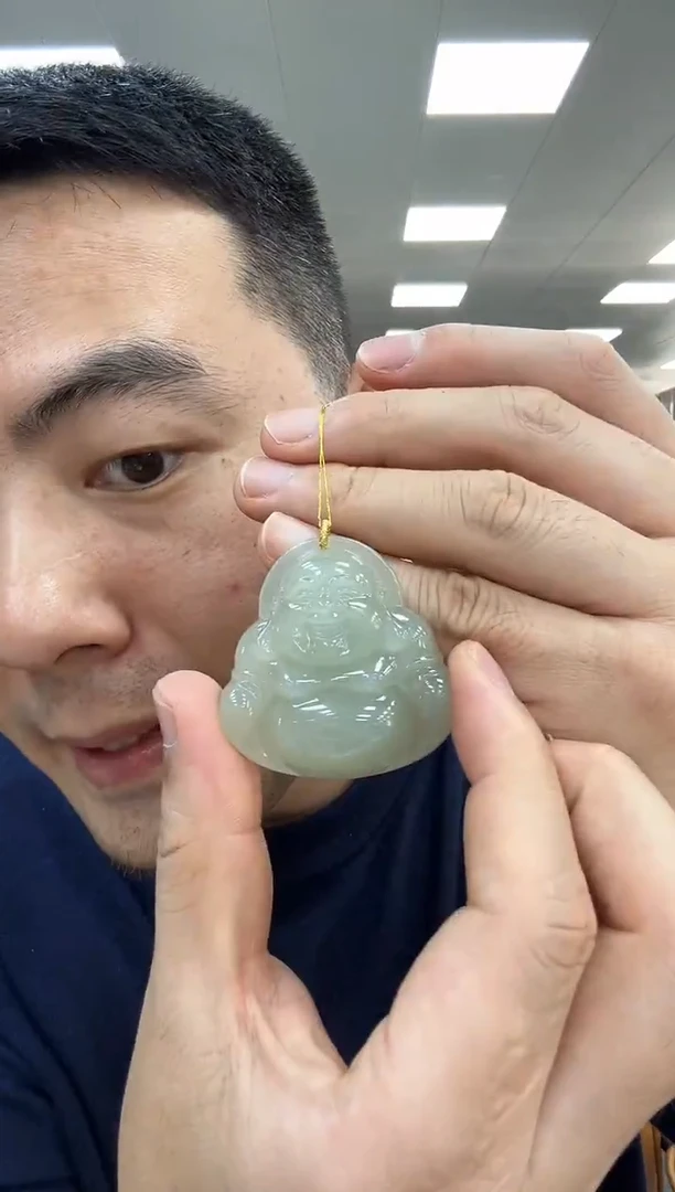 颈饰未镶嵌和田玉佛公