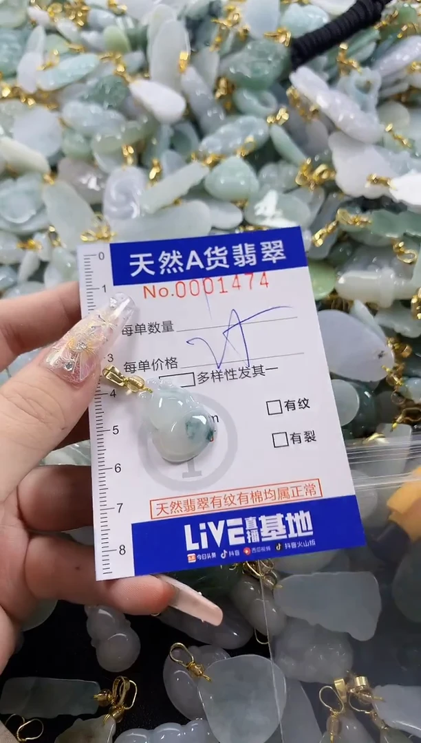 颈饰未镶嵌翡翠d****s天然A货翡翠