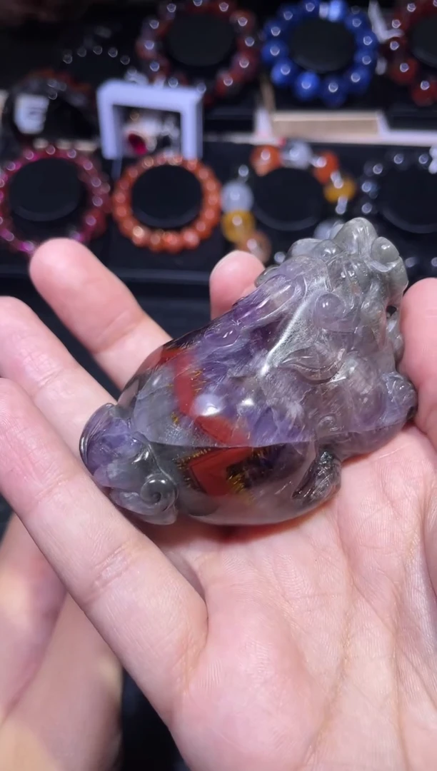 【闪购商品】水晶摆件未镶嵌极光摆件（多样性发其一）