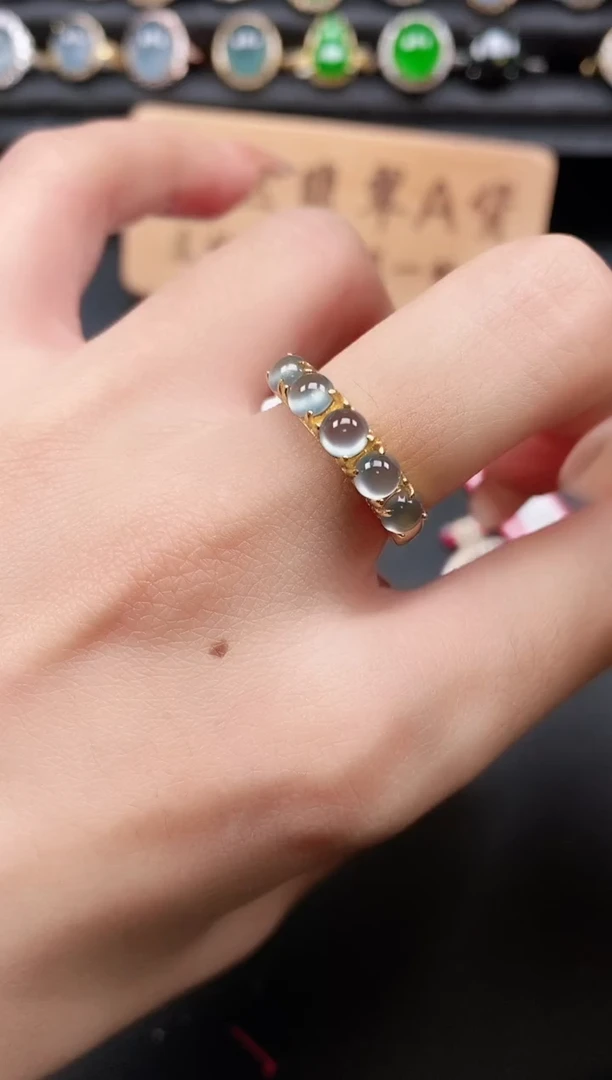 银S925镶嵌戒指翡翠1111