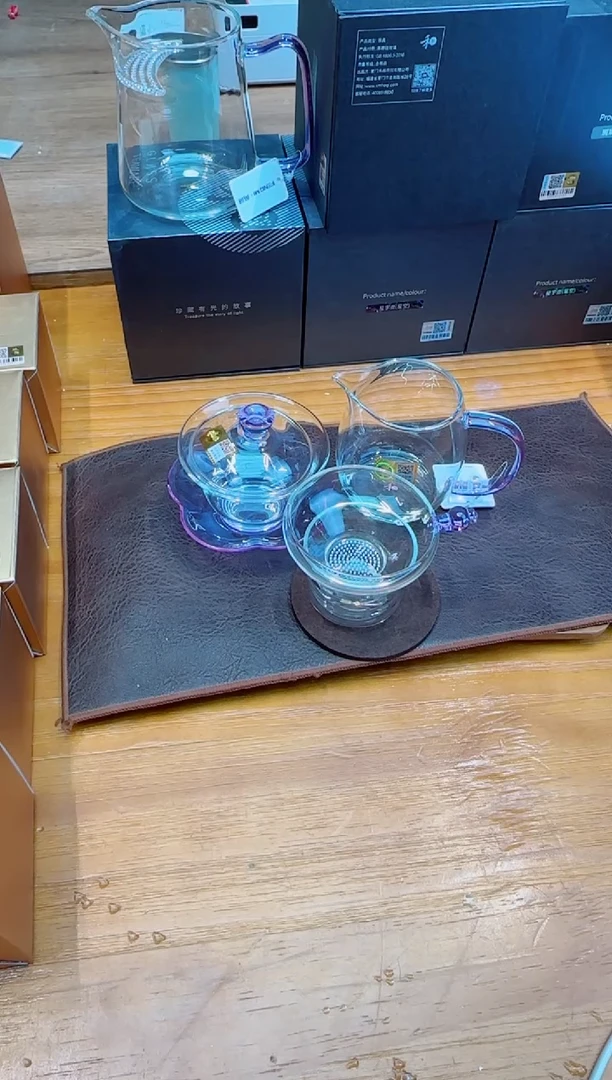 丰**6禾器澄然紫+禾器咏荷盖碗紫+禾器茶漏紫+杯垫