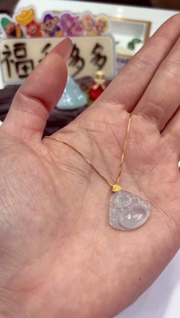 颈饰未镶嵌翡翠天然缅甸翡翠吊坠随机发货