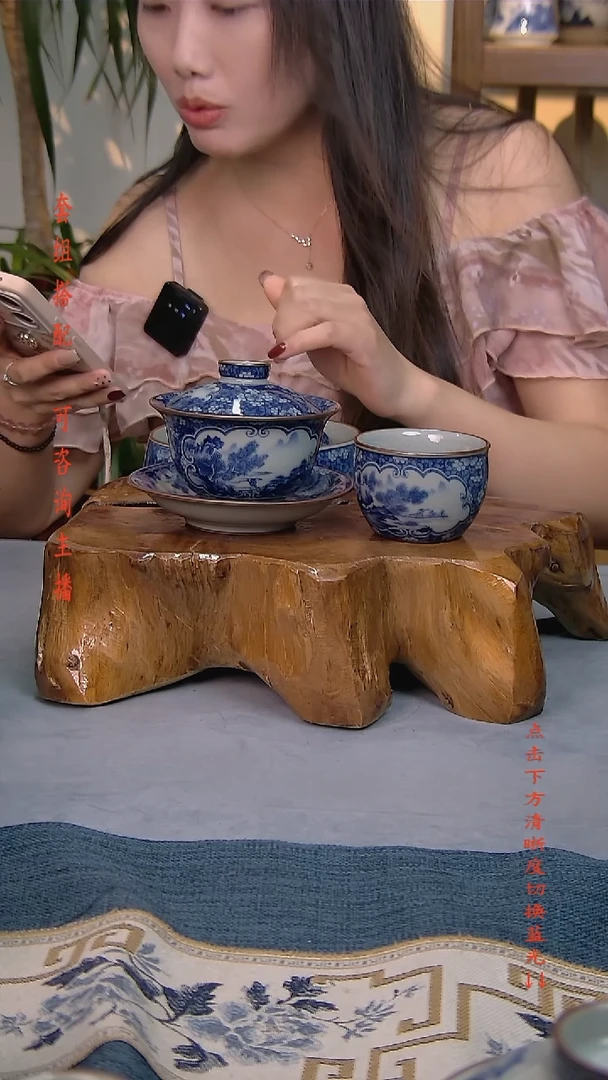 简装家用款2件套 老陶泥开片纹陶瓷茶具