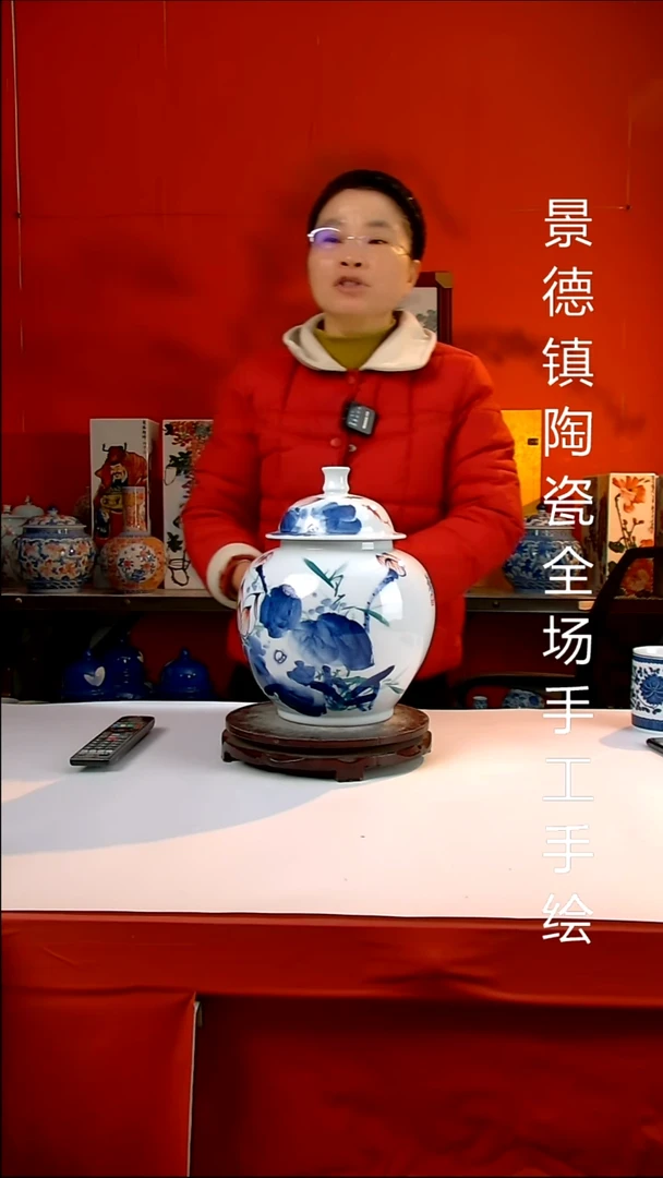 摆件陶瓷景德镇陶瓷 全场手工手绘