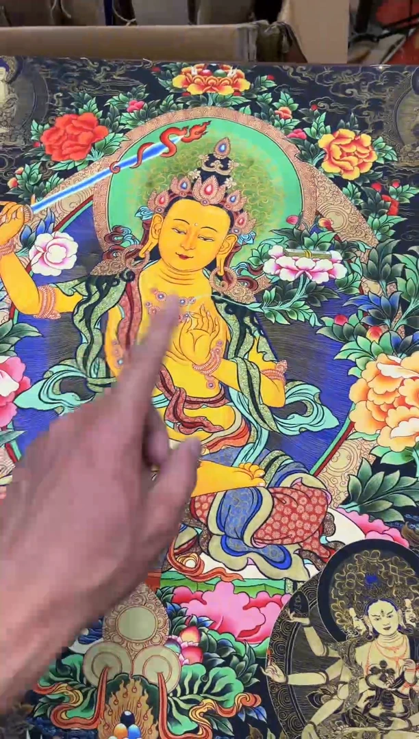 卷轴画老三的唐卡tk16