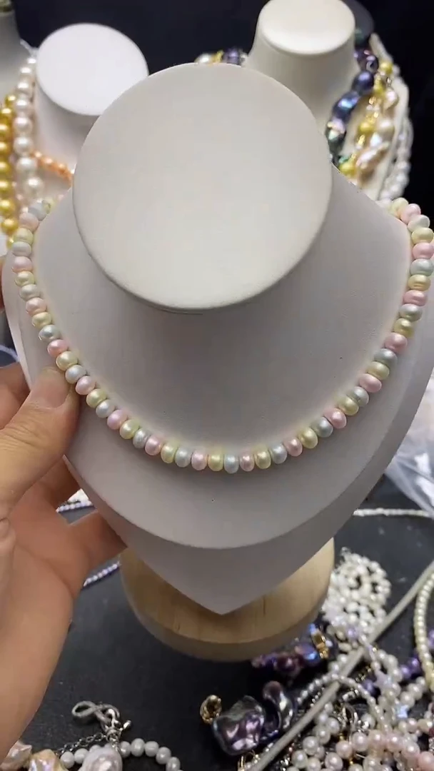 颈饰未镶嵌淡水珍珠多人