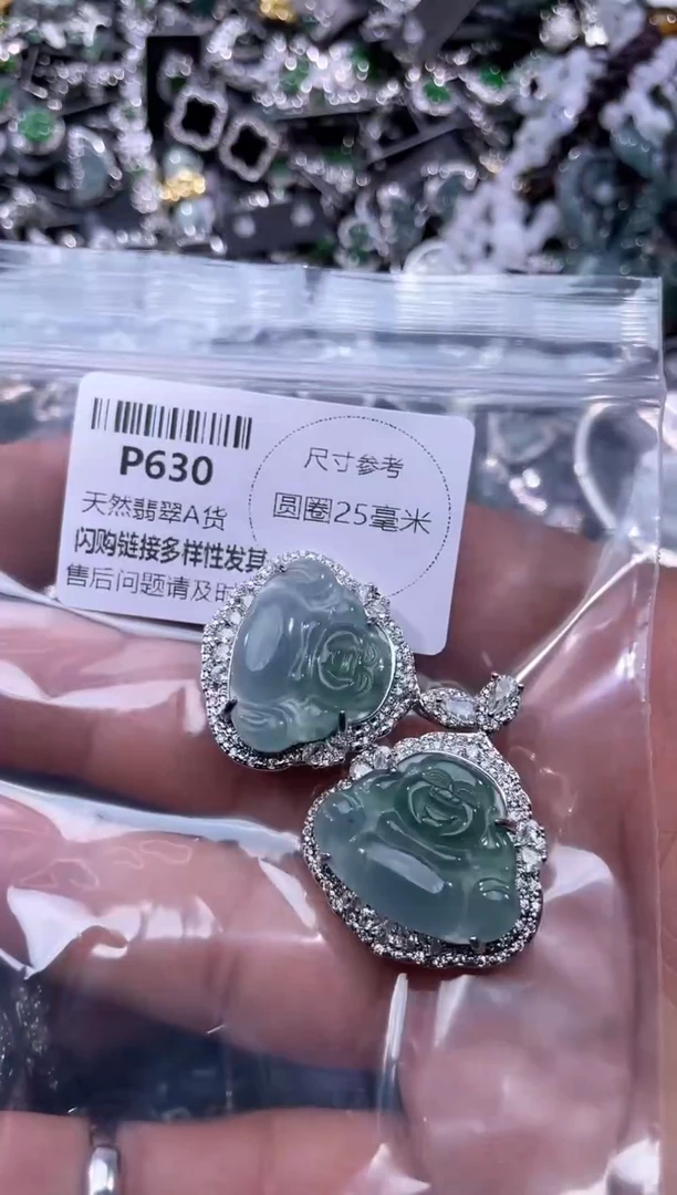 【闪购商品】翡翠颈饰未镶嵌P630多样性发其一