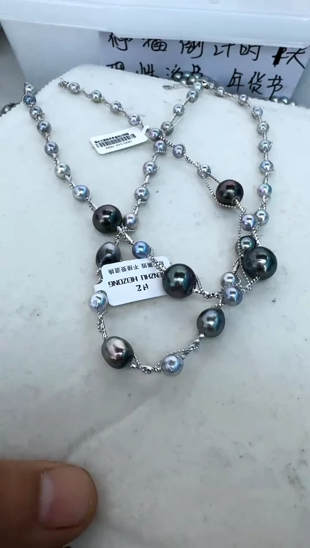 【闪购商品】海水珍珠颈饰银S925镶嵌巴洛克多样性发其一