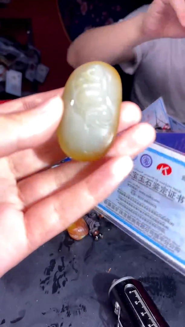 和田玉未镶嵌挂件1