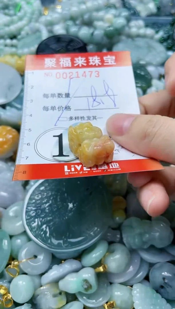 【闪购商品】翡翠颈饰未镶嵌闪购0021473多样性发其一